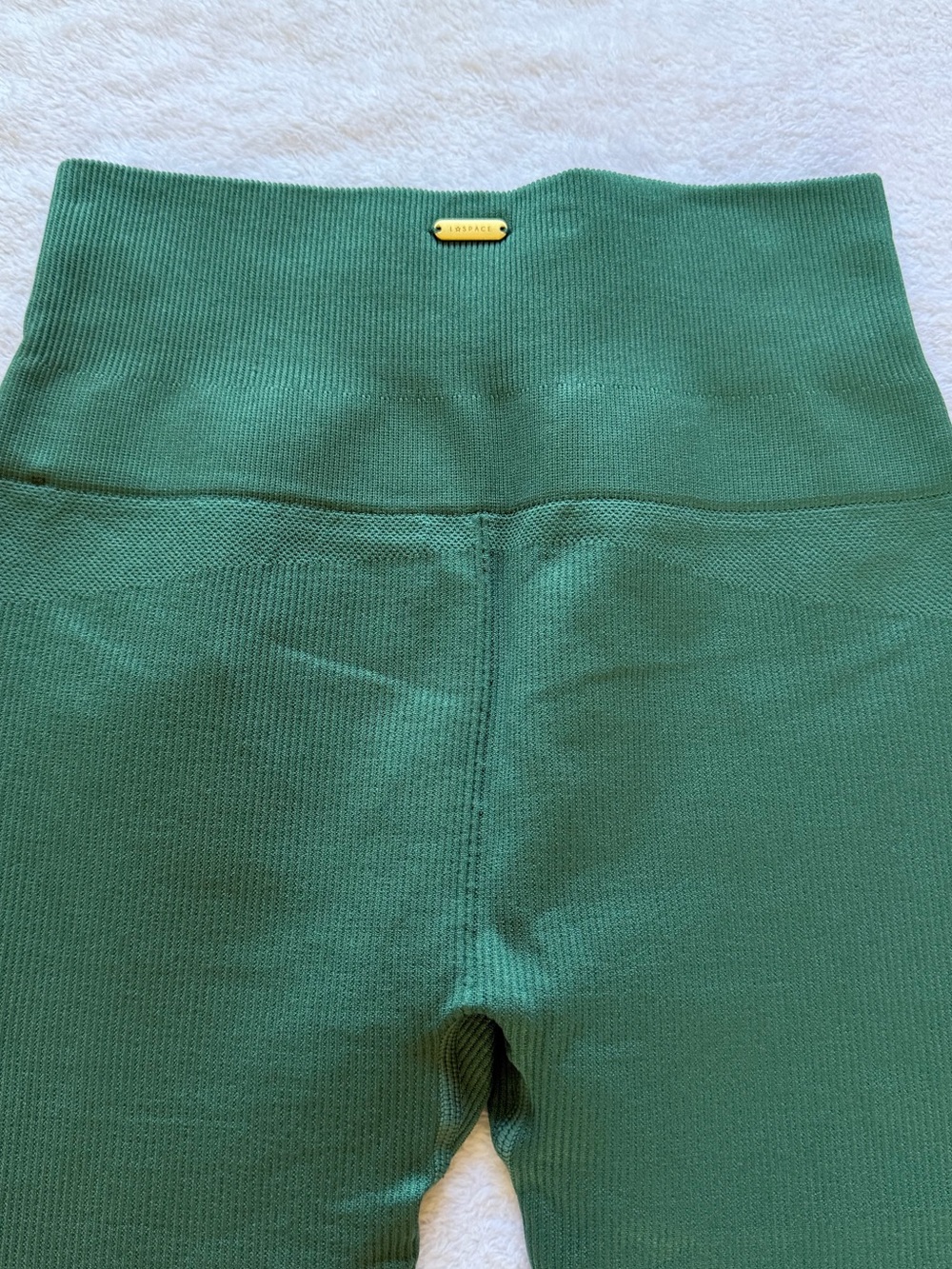 NWT L*Space Work It Seamless Sports Bra & Leggings, Cypress Green, Women's XS/S - Picture 14 of 16
